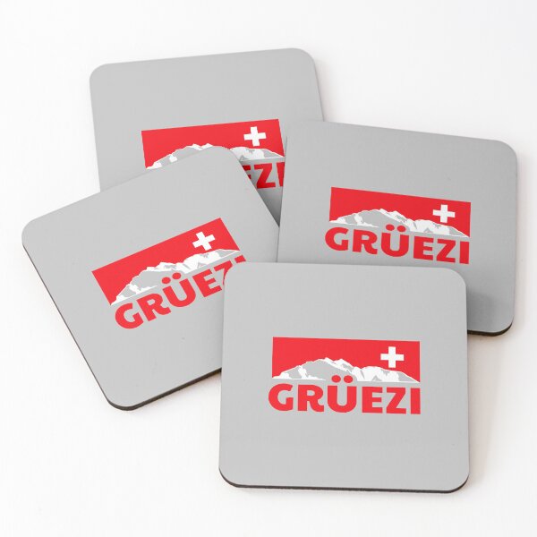 Item preview, Grüezi Greeting Swiss Swissland Alps Ski Gift Idea designed and sold by vicoli-shirts.