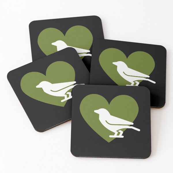 Item preview, Green Sparrow With Heart designed and sold by salman4747.
