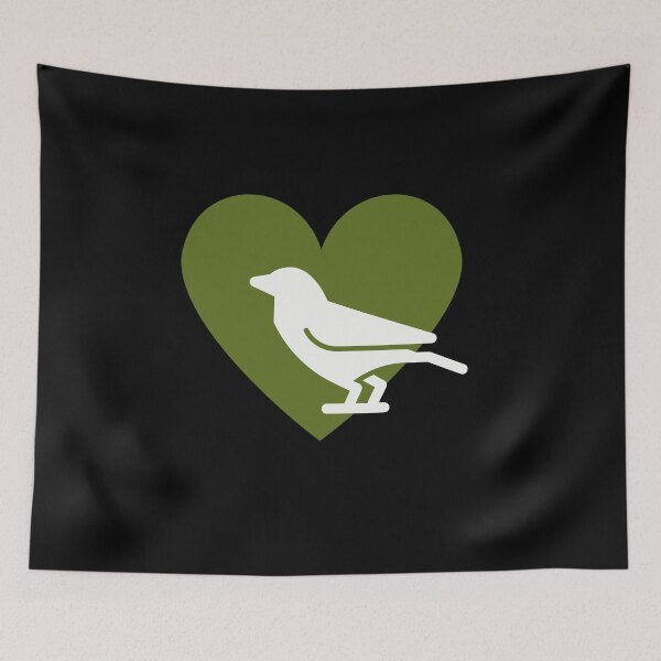 Item preview, Green Sparrow With Heart designed and sold by salman4747.