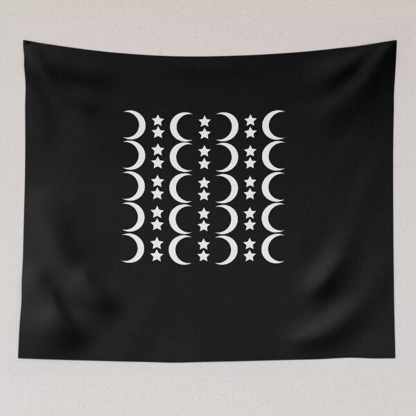 Item preview, Crescent Moon and Stars Pattern designed and sold by ShaunSandhu.