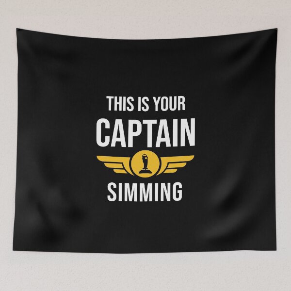 Item preview, This is you Captain Simming (This is your Captain Speaking) designed and sold by Uppercase Tees.
