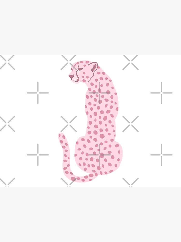 『 Pink cheetahs 』by Ally 20*20cm Pink/Black Cheetah - 20