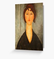 Souvenir from Italy - Modigliani Greeting Card