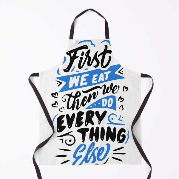 Item preview, First we eat then we do everything else - MFK Fisher quote designed and sold by MK3DESIGN.