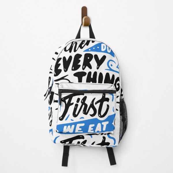 Item preview, First we eat then we do everything else - MFK Fisher quote designed and sold by MK3DESIGN.