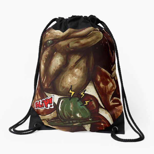 Animal Communication Drawstring Bag