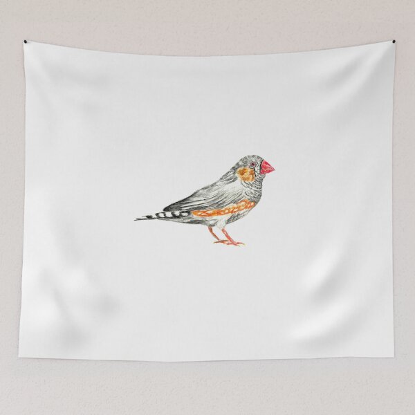 Item preview, Zebra Finch  designed and sold by nikolaisnotes.