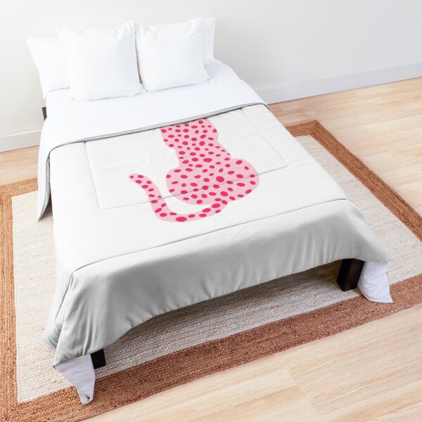Artikel-Vorschau von roter und rosa Gepard/Leopard, designt und verkauft von lizziesumner.