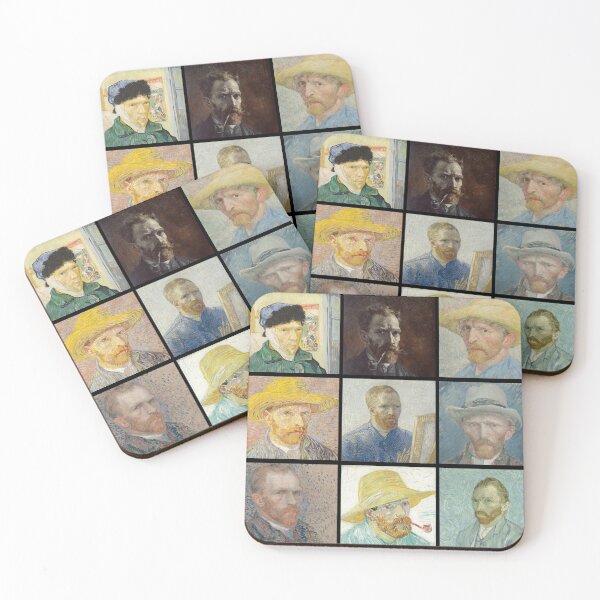 Item preview, Vincent Van Gogh Self Portraits - Vintage Art designed and sold by RickE.