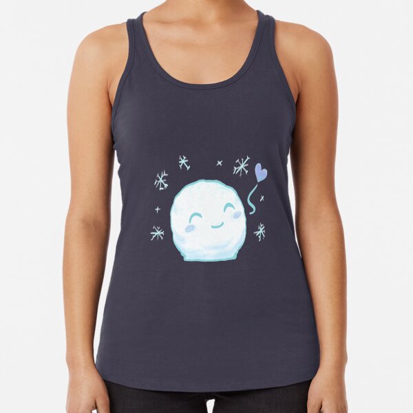 Happy Snowball Racerback Tank Top