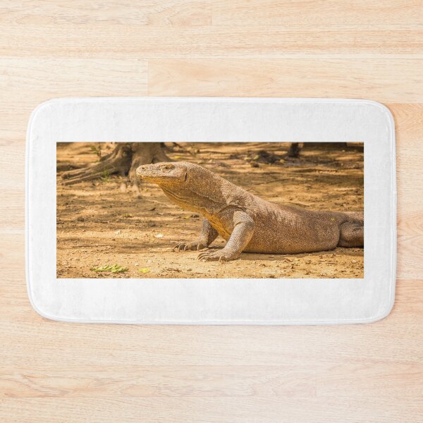 Item preview, A Komodo Dragon ready to attack in the afternoon sun. designed and sold by SnapTPhotograph.