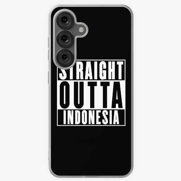Item preview, Straight Outta Indonesia designed and sold by RandomStuffShop.