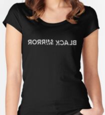 Black Mirror Women's Fitted Scoop T-Shirt