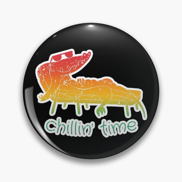 Artikelvorschau, Lustiges Krokodil-Chillin-Zeit-Geburtstagsgeschenk entworfen und verkauft von GBDesigner.