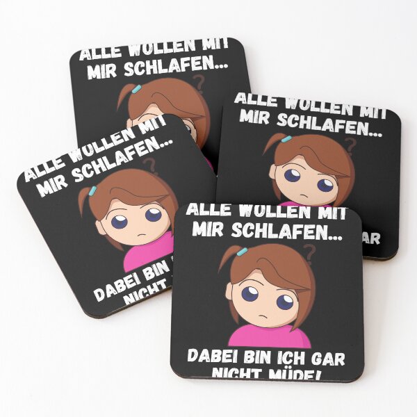 Artikelvorschau, Spaß Humor Fun Spruch Alle wollen mit mir schlafen entworfen und verkauft von Two Left Hands Design.