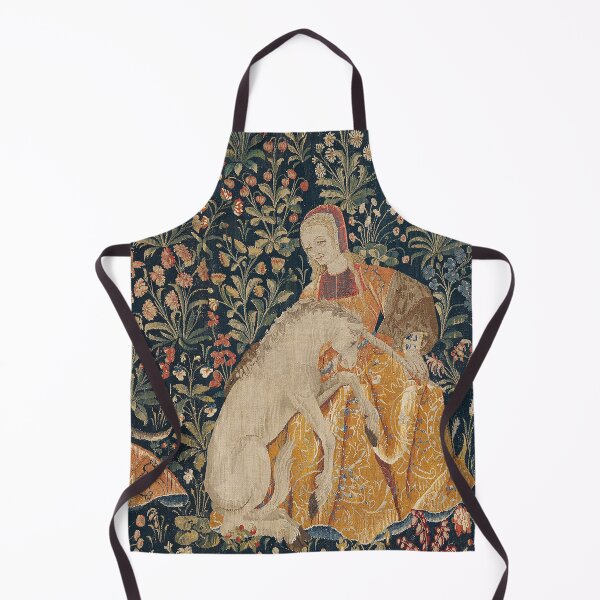 Item preview, Medieval Unicorn Floral Tapestry designed and sold by Epitome Girl.