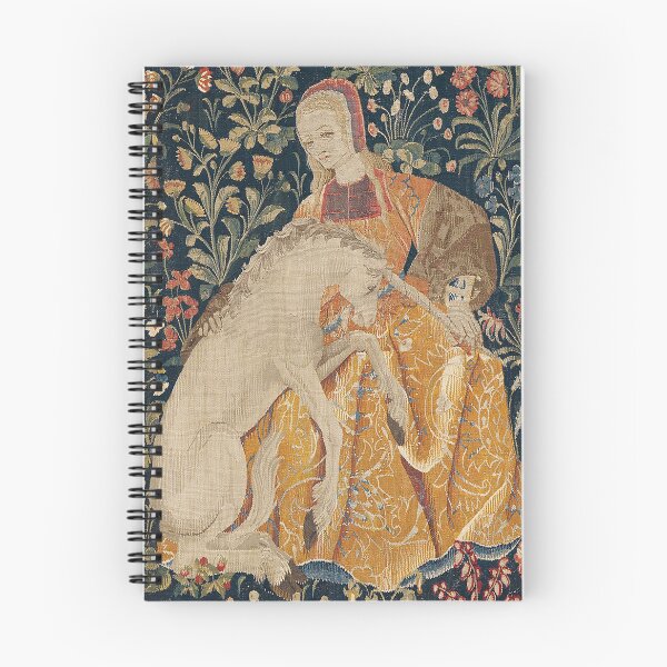 Item preview, Medieval Unicorn Floral Tapestry designed and sold by Epitome Girl.