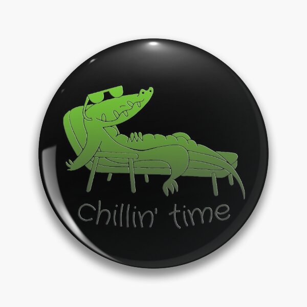 Artikelvorschau, Lustiges Krokodil-Chillin-Zeit-Geburtstagsgeschenk entworfen und verkauft von GBDesigner.