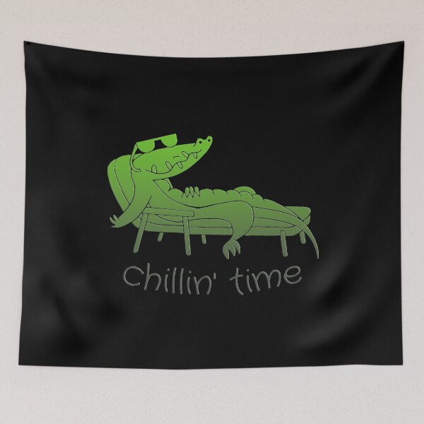 Item preview, Funny Crocodile Chillin Time Birthday Gift designed and sold by GBDesigner.