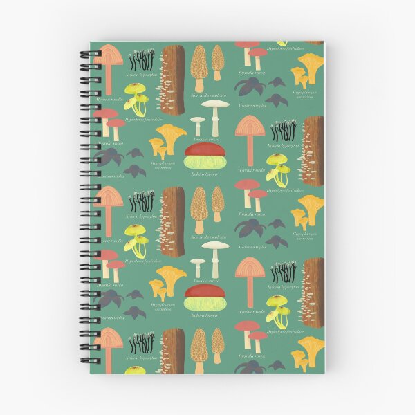 Item preview, Mushrooms with Latin names designed and sold by sarastripe.