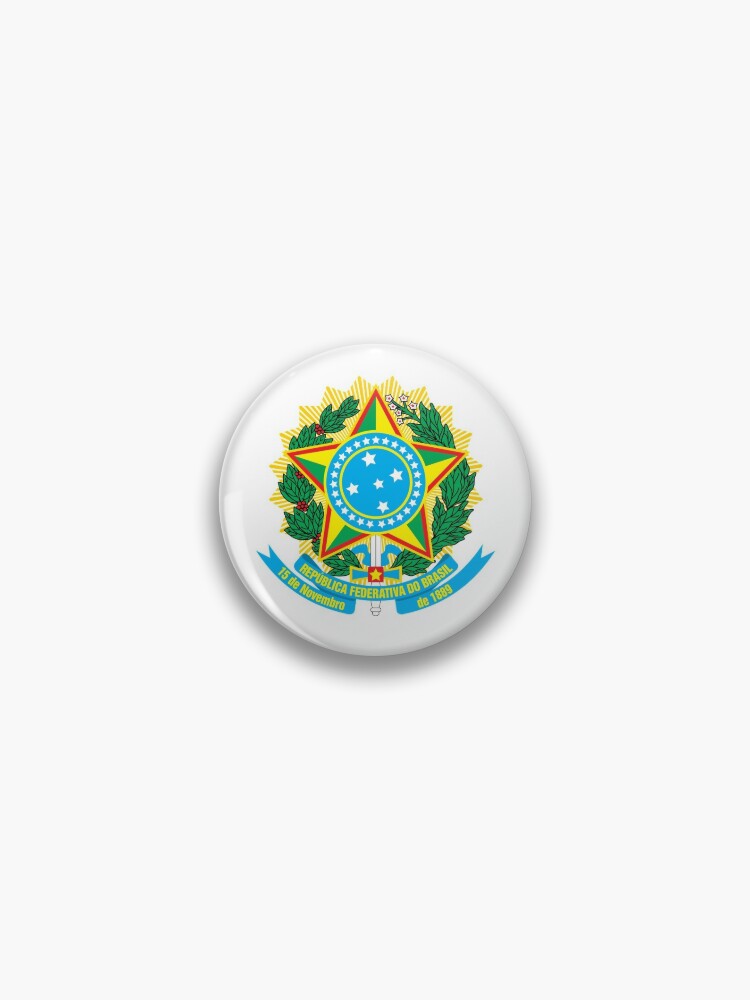 Copy of Coat of arms of Brazil (Brasil) and National Emblem | Pin