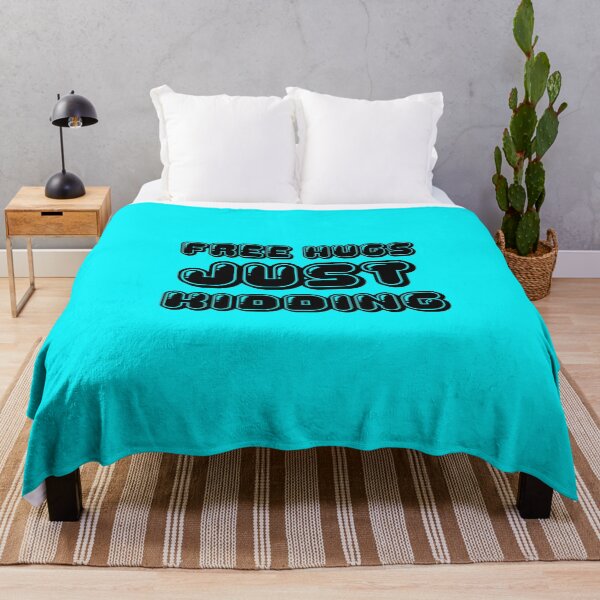 Item preview, Free Hugs Just Kidding Blue designed and sold by DamaliePierre.