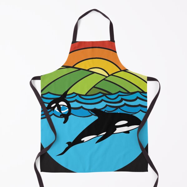 Aperçu de l'œuvre Orca Killer Whale T-shirt rétro vintage créée et vendue par tarixukx.