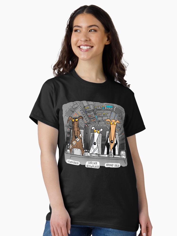 Thumbnail 2 of 7, Classic T-Shirt, Hound Solo Tee designed and sold by RichSkipworth.