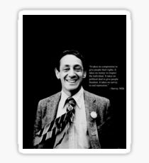 Harvey Milk - "Rights" Quote Sticker