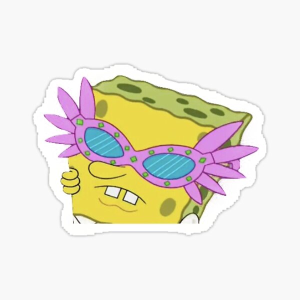 Pegatina «pegatina Bob Esponja De Emmaelizabethhh Redbubble