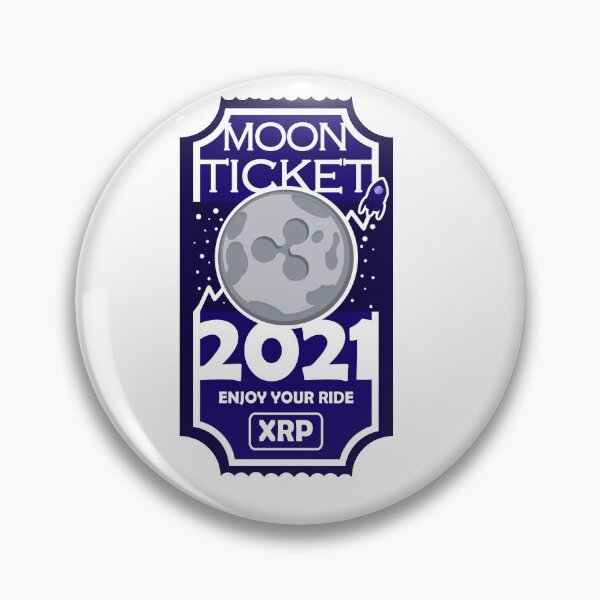 Item preview, Ripple Moon Ticket 2021 / XRP T-Shirt designed and sold by katastrophicus.