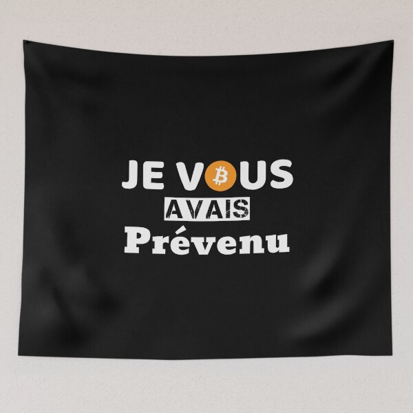 Item preview, bitcoin i warned you black background fun humor fun funny designed and sold by sex-sansbol.