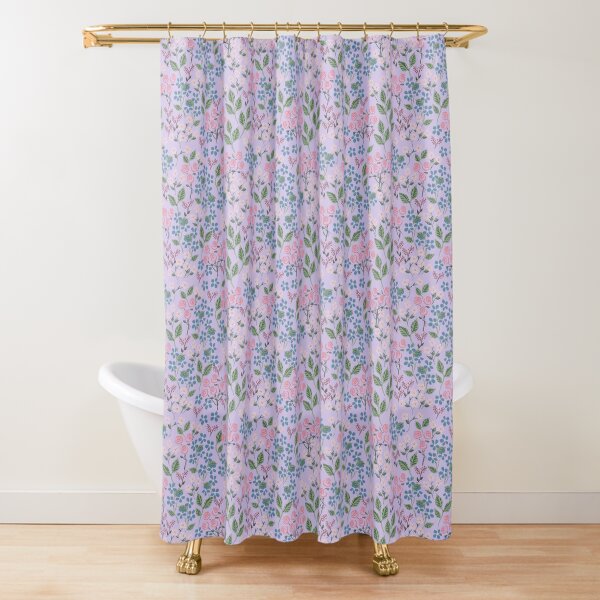 In the Fairy Garden at Sunset Shower Curtain