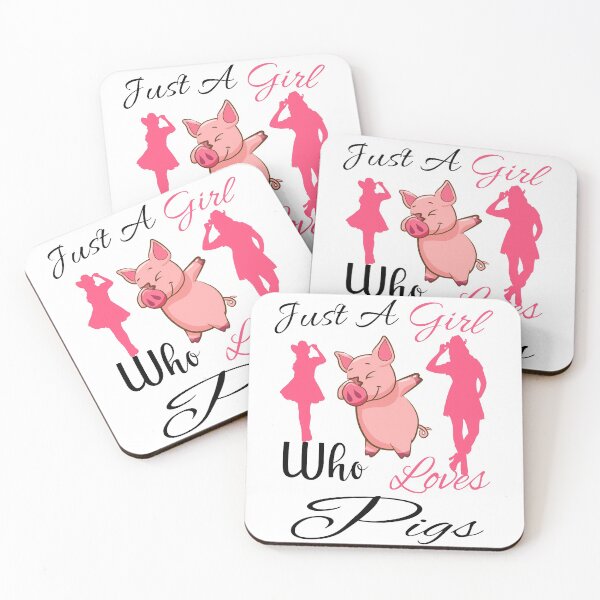 Item preview, Just A Girl Who Loves Pigs designed and sold by PRINTED ..
