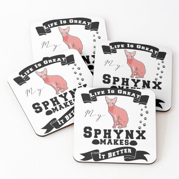 Item preview, Life Is Great Sphynx Makes It Better designed and sold by . JustBeUnique ..