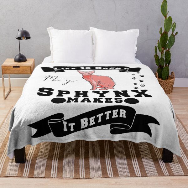 Item preview, Life Is Great Sphynx Makes It Better designed and sold by . JustBeUnique ..