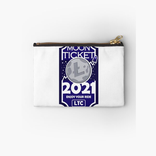 Item preview, Litecoin moon ticket 2021 / LTC T-Shirt designed and sold by katastrophicus.