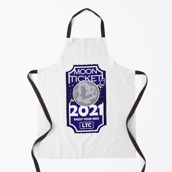 Item preview, Litecoin moon ticket 2021 / LTC T-Shirt designed and sold by katastrophicus.