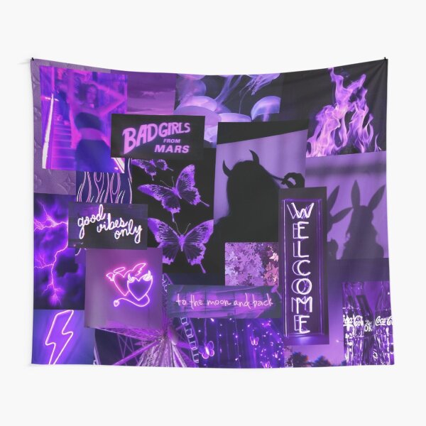 purple aesthetic tapestry