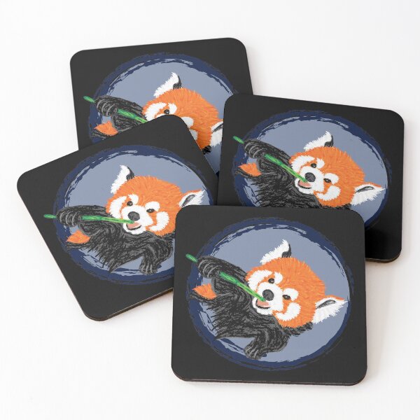 Item preview, Artwork showing a Red Panda eating Bamboo II designed and sold by JD's Shop.