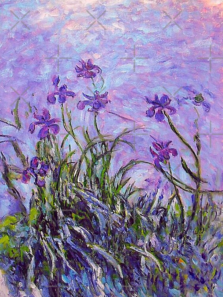 lilac irises claude monet