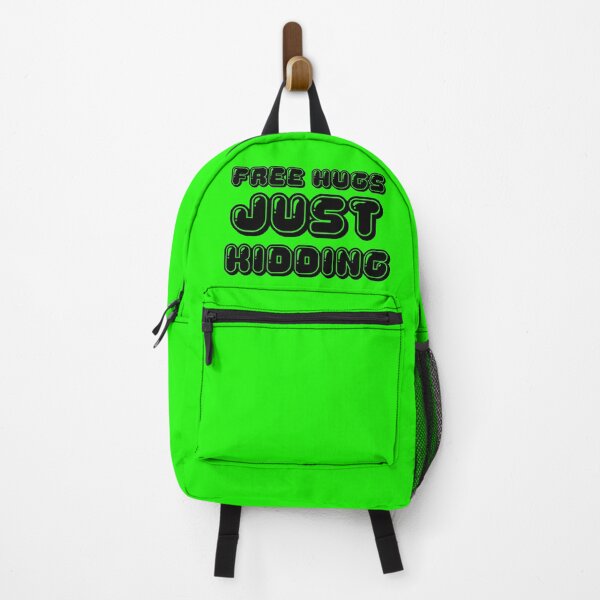 Item preview, Free Hugs Just Kidding Green designed and sold by DamaliePierre.