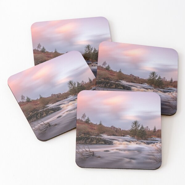 Item preview, Long exposure of cold Scottish Highland stream at dusk. designed and sold by SnapTPhotograph.