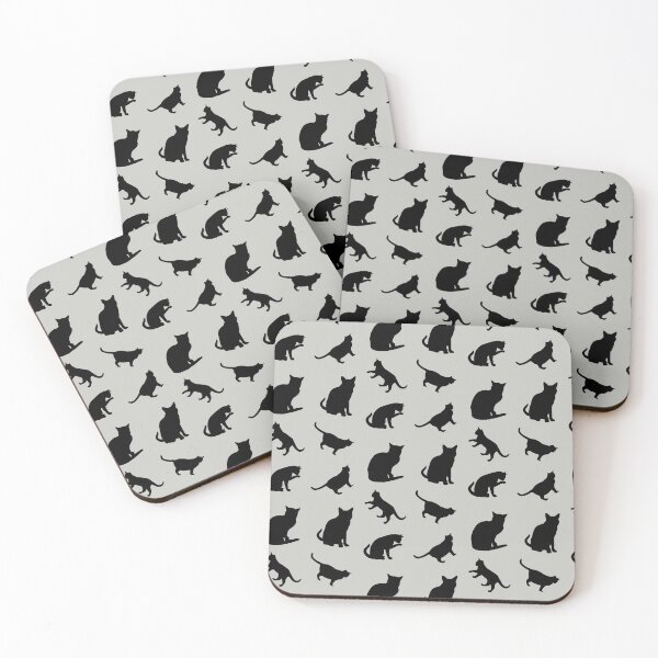 Item preview,  Minimalist Cat Silhouette Mega Sticker Pack designed and sold by AuroCreatives.