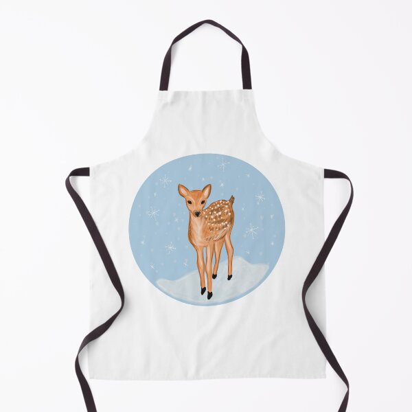 Item preview, Fawn in winter designed and sold by Luaillustration.