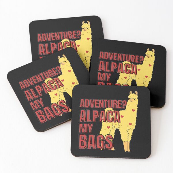 Item preview, Adventure? Alpaca my bags, funny alpaca pun travelling designed and sold by crikz.