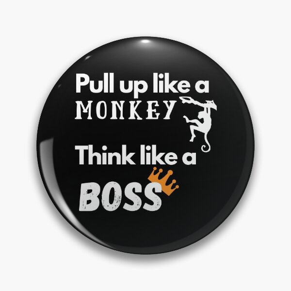 Item preview, Pull up like a monkey, think like a boss - Calisthenics designed and sold by Atleta-Cali.