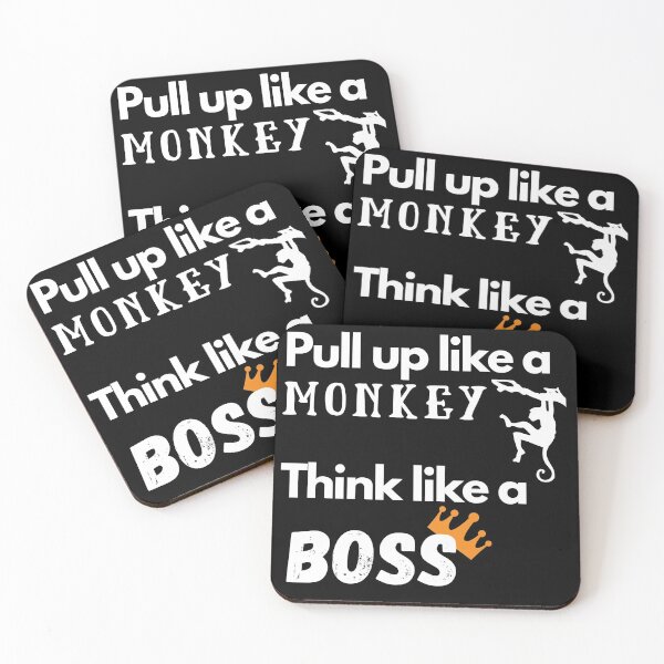 Item preview, Pull up like a monkey, think like a boss - Calisthenics designed and sold by Atleta-Cali.