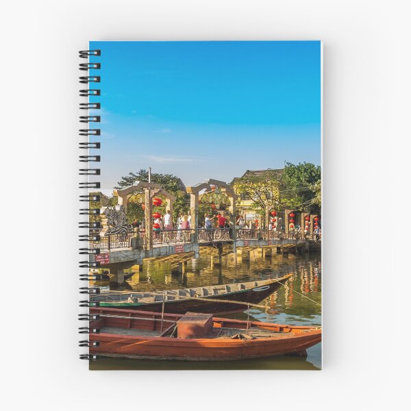 Item preview, Afternoon sun falling on the Cau An Hoi Bridge on the Thun Bon River, in the centre of the beautiful and ancient Hoi An designed and sold by SnapTPhotograph.