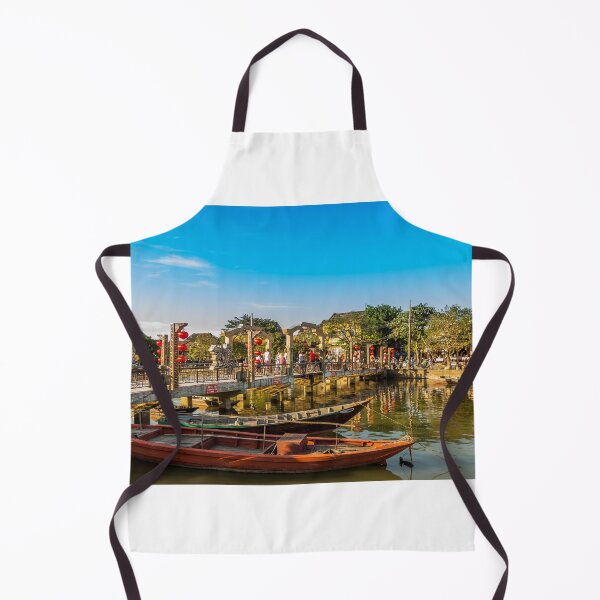 Item preview, Afternoon sun falling on the Cau An Hoi Bridge on the Thun Bon River, in the centre of the beautiful and ancient Hoi An designed and sold by SnapTPhotograph.